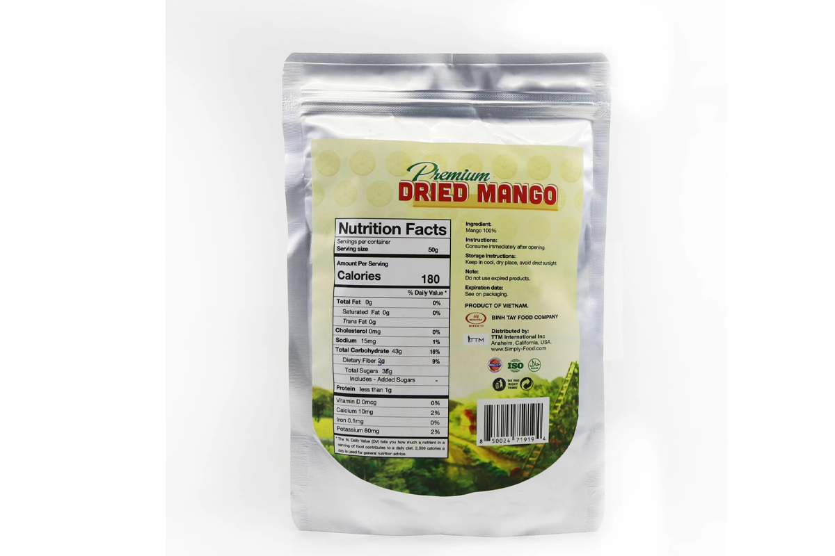 Premium Dried Mangos 4
